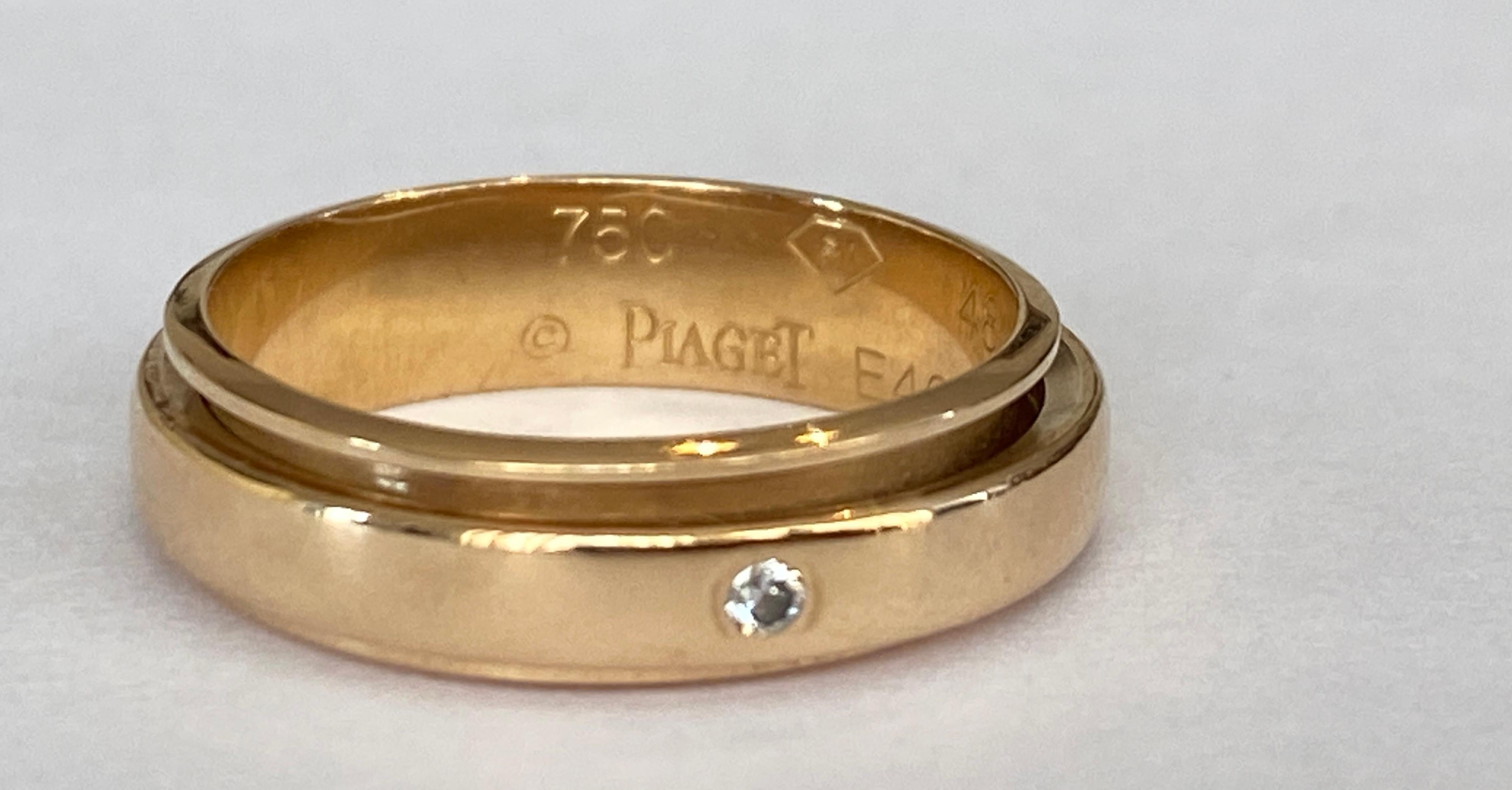 Brilliant Cut PIAGET Possession 18-karat yellow gold diamond women ring