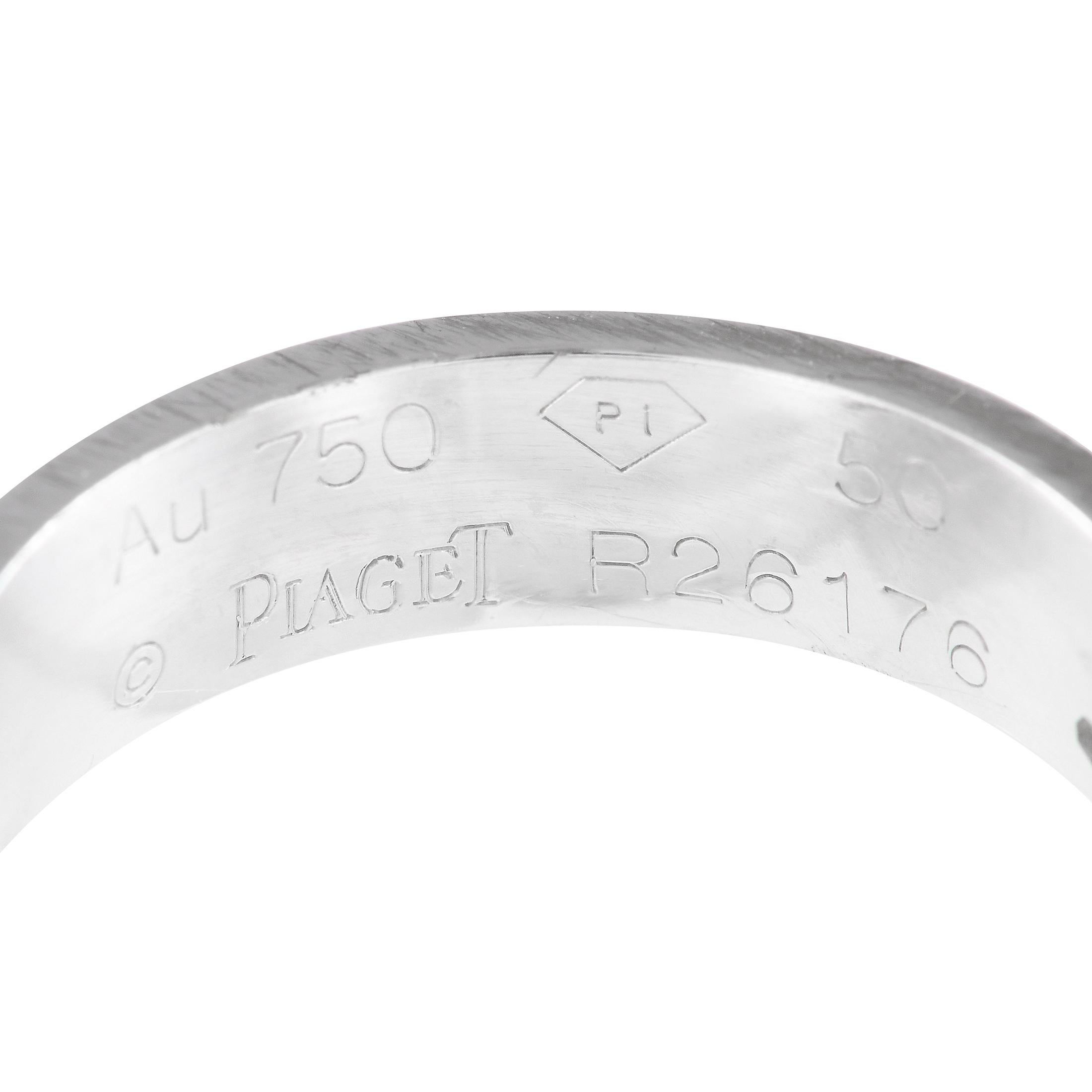 Piaget Possession 18K White Gold 0.24ct Diamond Ring In New Condition For Sale In Southampton, PA