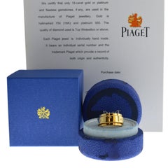 Piaget Possession 18 Karat Yellow Gold 18 Grams Diamond Rotating Ring