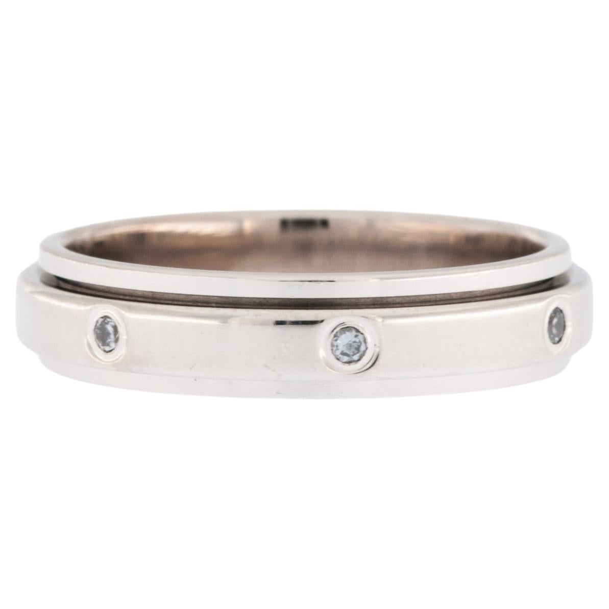 Piaget Possession Band Ring White Gold with Diamonds For Sale