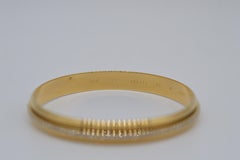 Piaget Possession Bangle 18K Yellow Gold with Diamonds Unworn