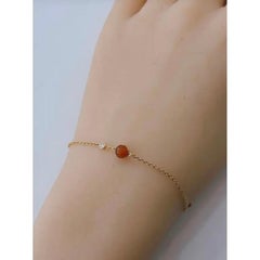 Piaget Possession Bracelet 18k Rose Gold Carnelian & Diamond £1680