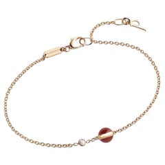 Piaget Possession Bracelet 18k Rose Gold Carnelian & Diamond £1680