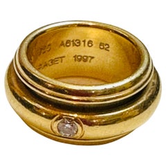 Piaget Possession Collection 3 Diamond Large Band Ring, 18 Karat Yellow Gold 