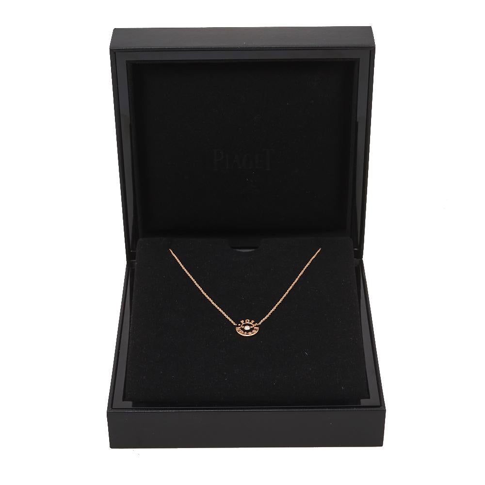 Piaget Possession Diamond 18K Rose Gold Pendant Necklace 1