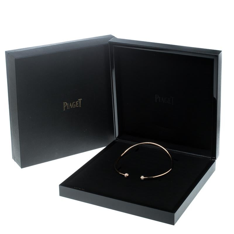 Piaget Possession Diamond & 18k Rose Gold Rigid Necklace 1