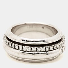 Piaget Possession Diamantring aus 18 Karat Weißgold mit Diamanten, Größe 48