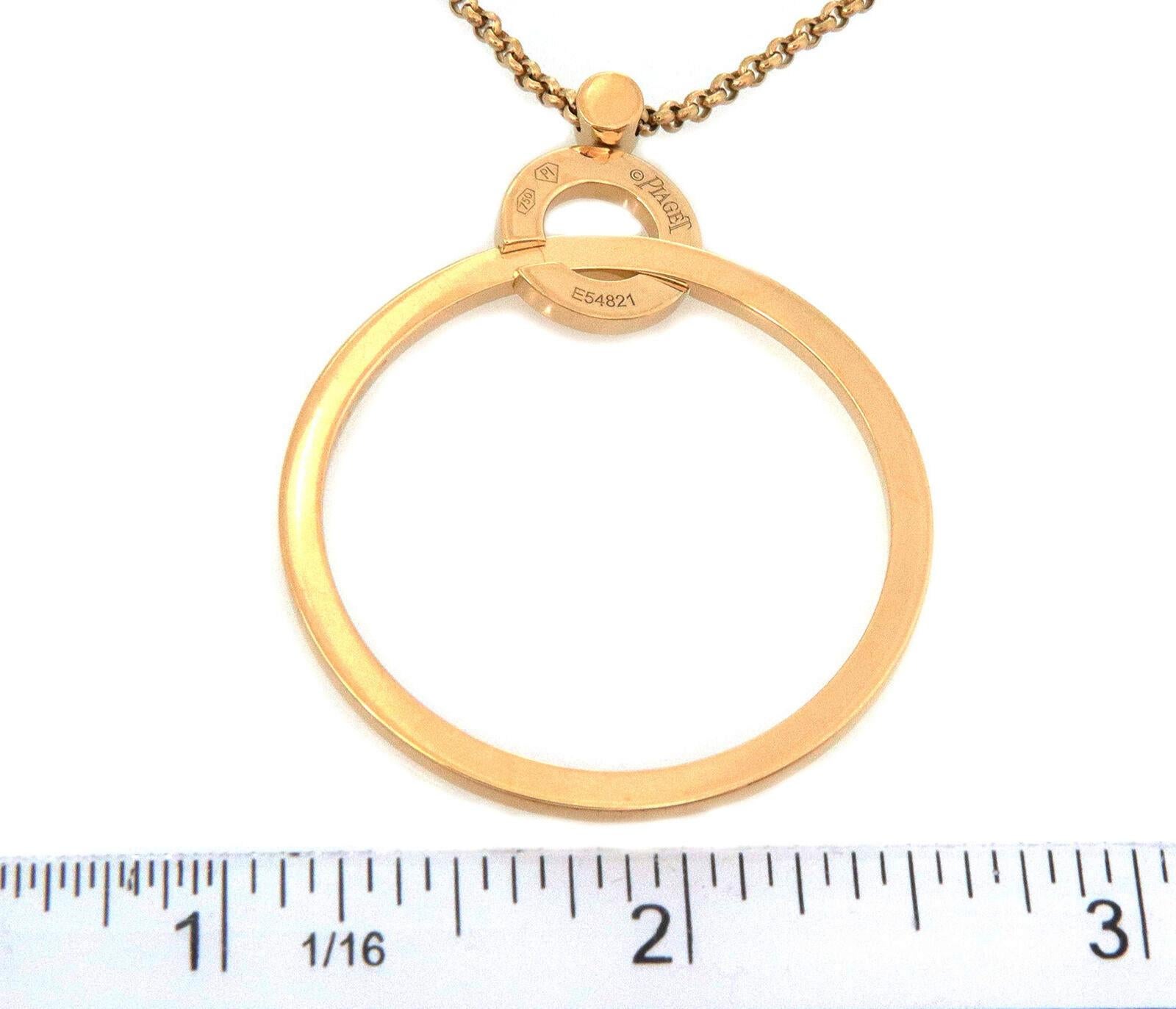 flat circle necklace