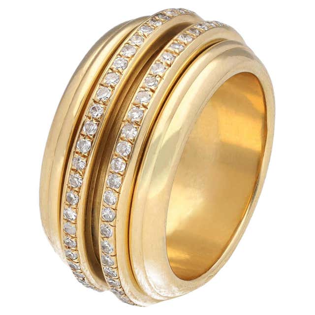 18 Kt Rotating Possession Piaget Ruby and Diamonds Ring For Sale at 1stDibs