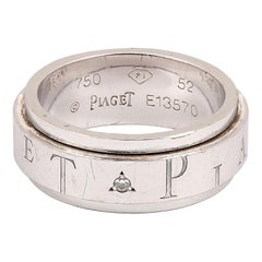 Piaget Possession Diamond Spinning 18 Karat White Gold Ring