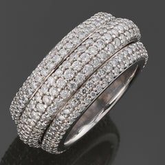 PIAGET Possession Full Diamond White Gold Spinning Eternity Band Ring