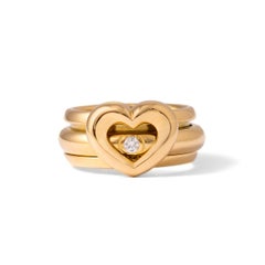 Piaget Possession Heart Yellow Gold Diamond Band Ring