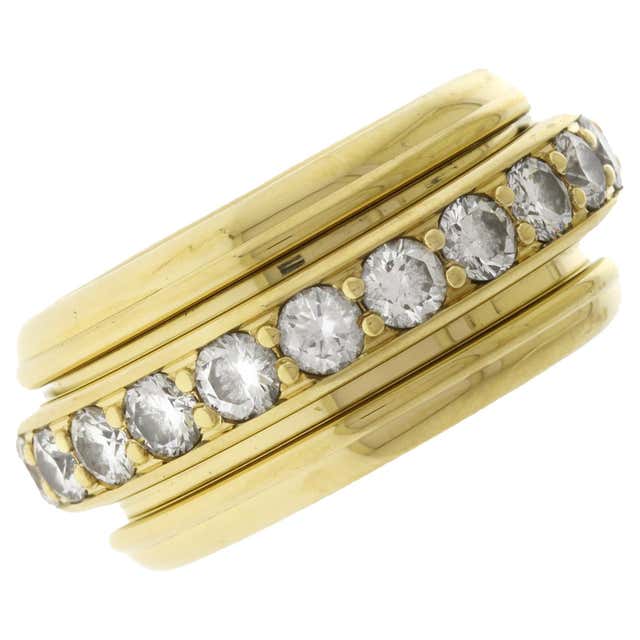 18 Kt Rotating Possession Piaget Ruby and Diamonds Ring For Sale at 1stDibs