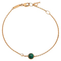 Piaget Possession Malachite Diamond 18K Rose Gold Bracelet