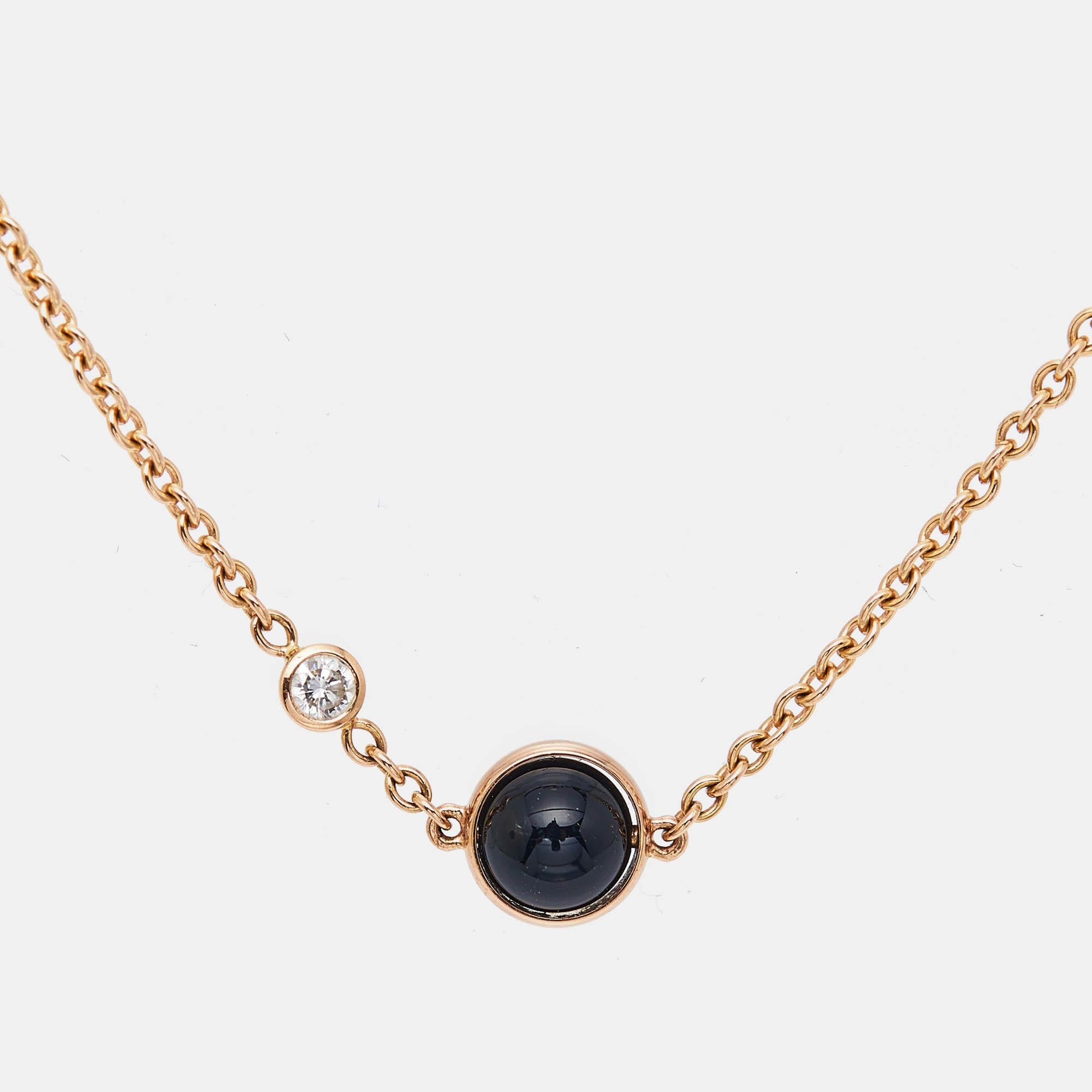 Show your love for fine artistry and luxury accessories with this stunning creation from Piaget that is made from 18K rose gold. One of their most popular collections from Piaget is their Possession collection which is defined by rotating rings. We