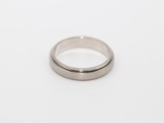 Piaget Possession Revolving Band Platinum Ring Signed, 2000