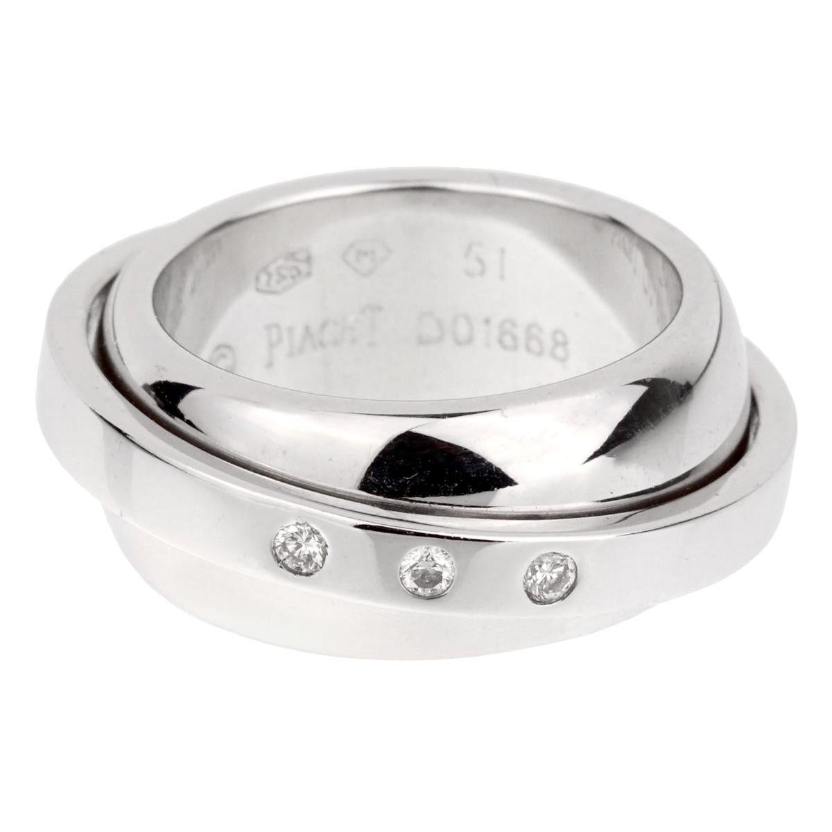 Piaget White Gold Possession Rolling Ring at 1stDibs