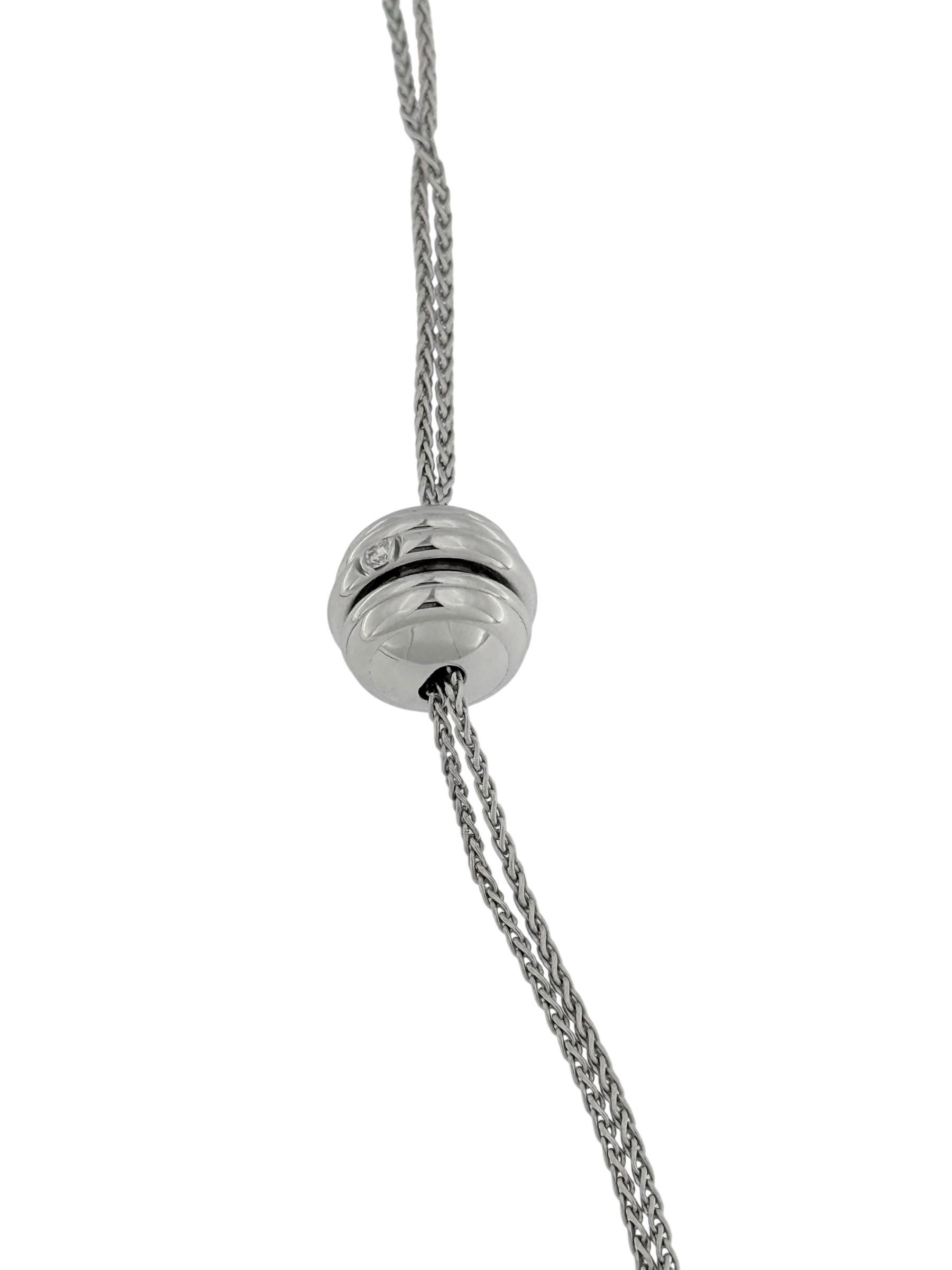 Moderno Collana con diamanti in oro bianco Piaget Possession in vendita