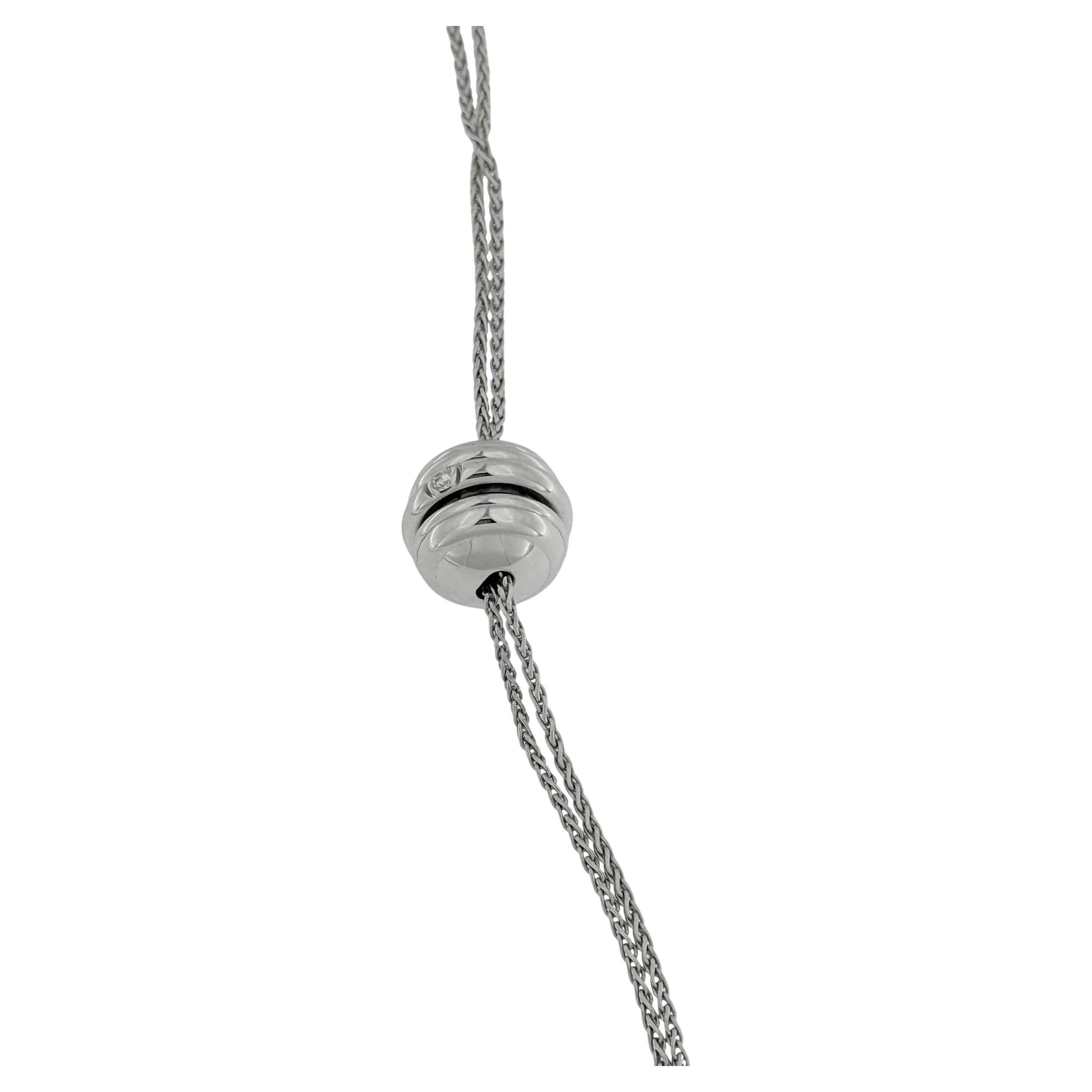 Collana con diamanti in oro bianco Piaget Possession in vendita