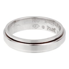 Retro Piaget Possession White Gold Spinning Band Ring