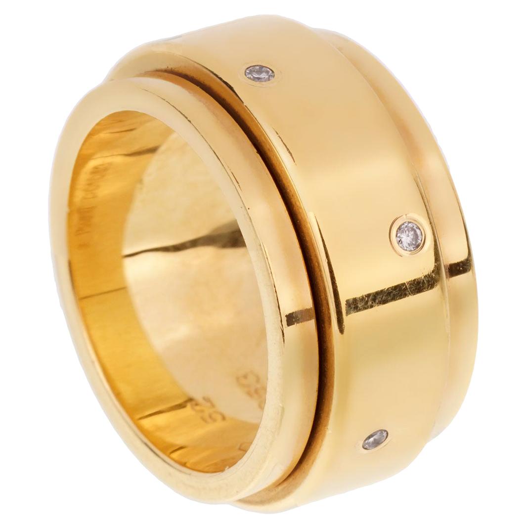 Piaget Possession Wide Yellow Gold Diamond Ring