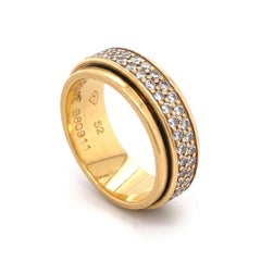 Piaget "Possession" Yellow Gold 2-Row Diamond Band Ring