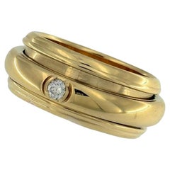 Piaget Possession Gelbgoldring mit Diamanten Größe 53