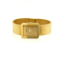 Piaget Protocol 18 Karat Gold Womens Bracelet Wrist Watch