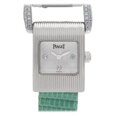 Piaget Protocol 5222 18k White Gold Dial Quartz Watch