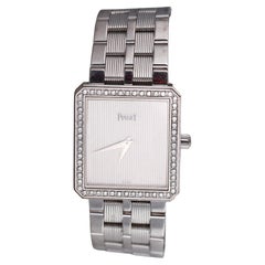 Piaget Protocol White Gold Diamond Watch 92155 M601D