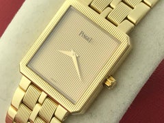 Piaget Protocole 18k Yellow Gold Quartz Midsize Wrist Watch