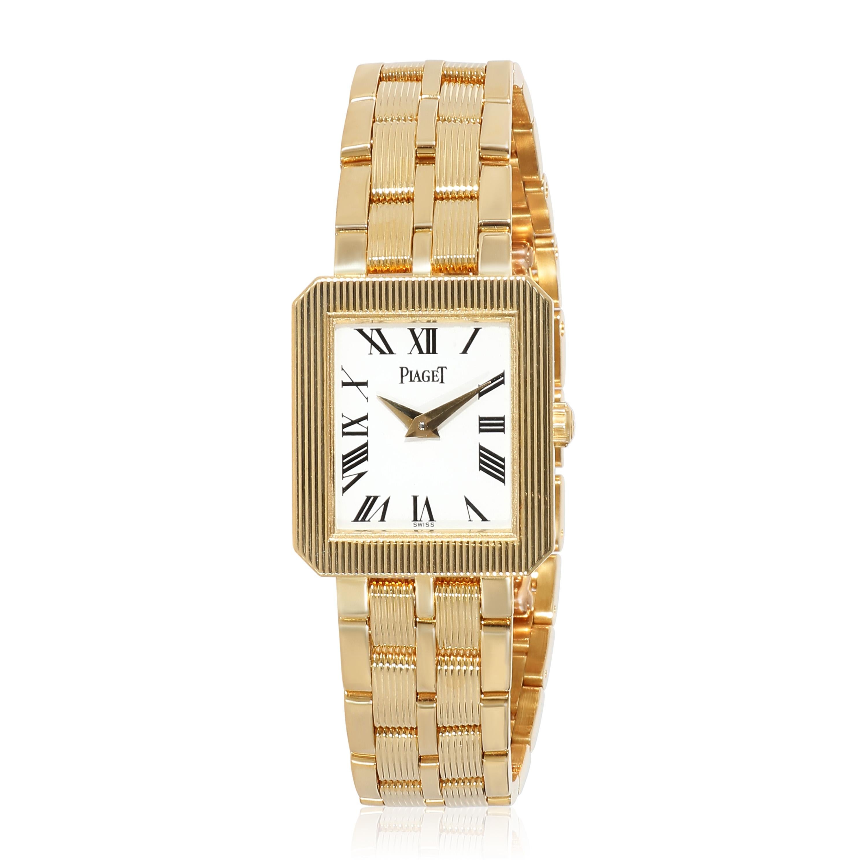 Piaget Protocole 5354 M601D Damenuhr aus 18 Karat Gelbgold im Zustand „Hervorragend“ in New York, NY
