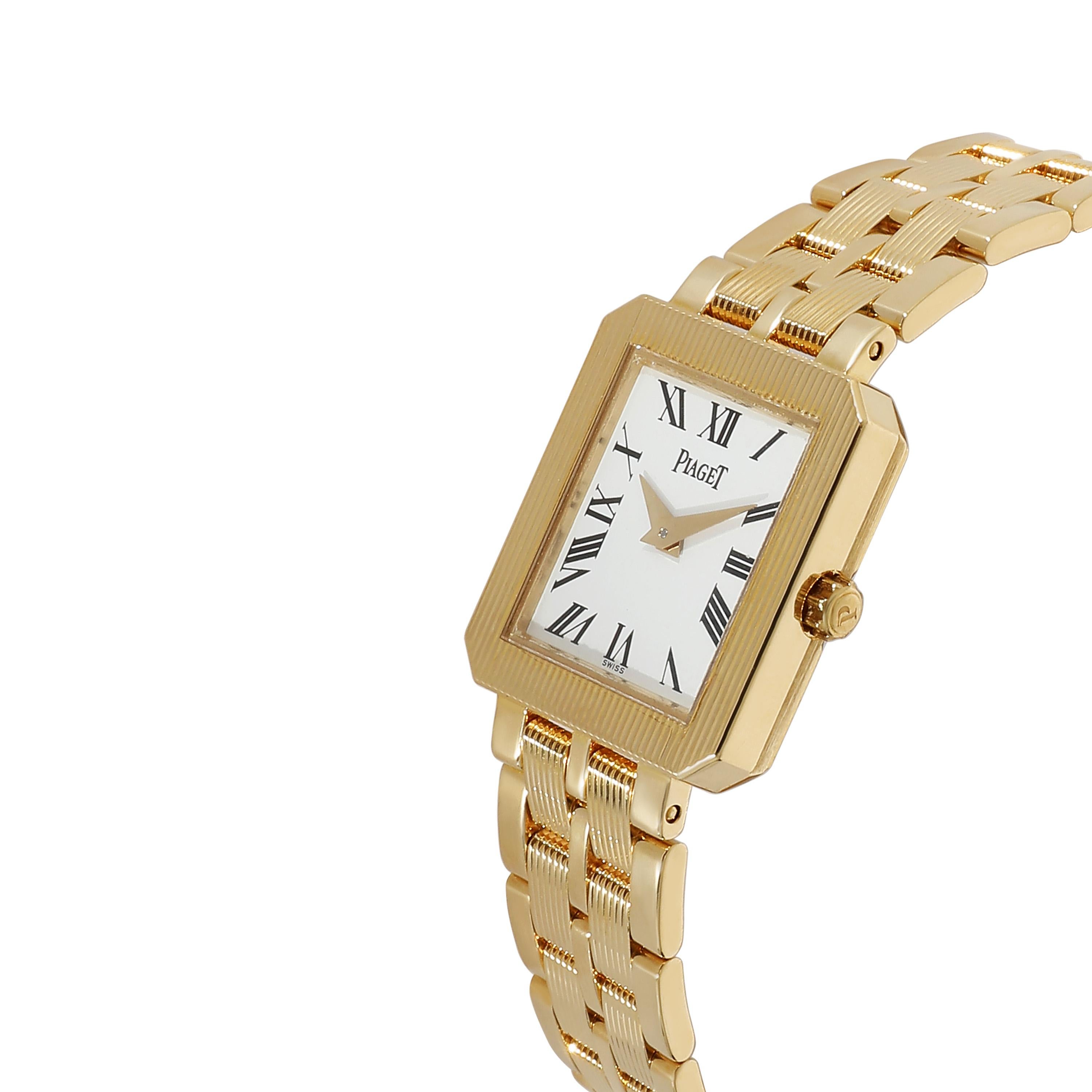 Piaget Protocole 5354 M601D Damenuhr aus 18 Karat Gelbgold 1