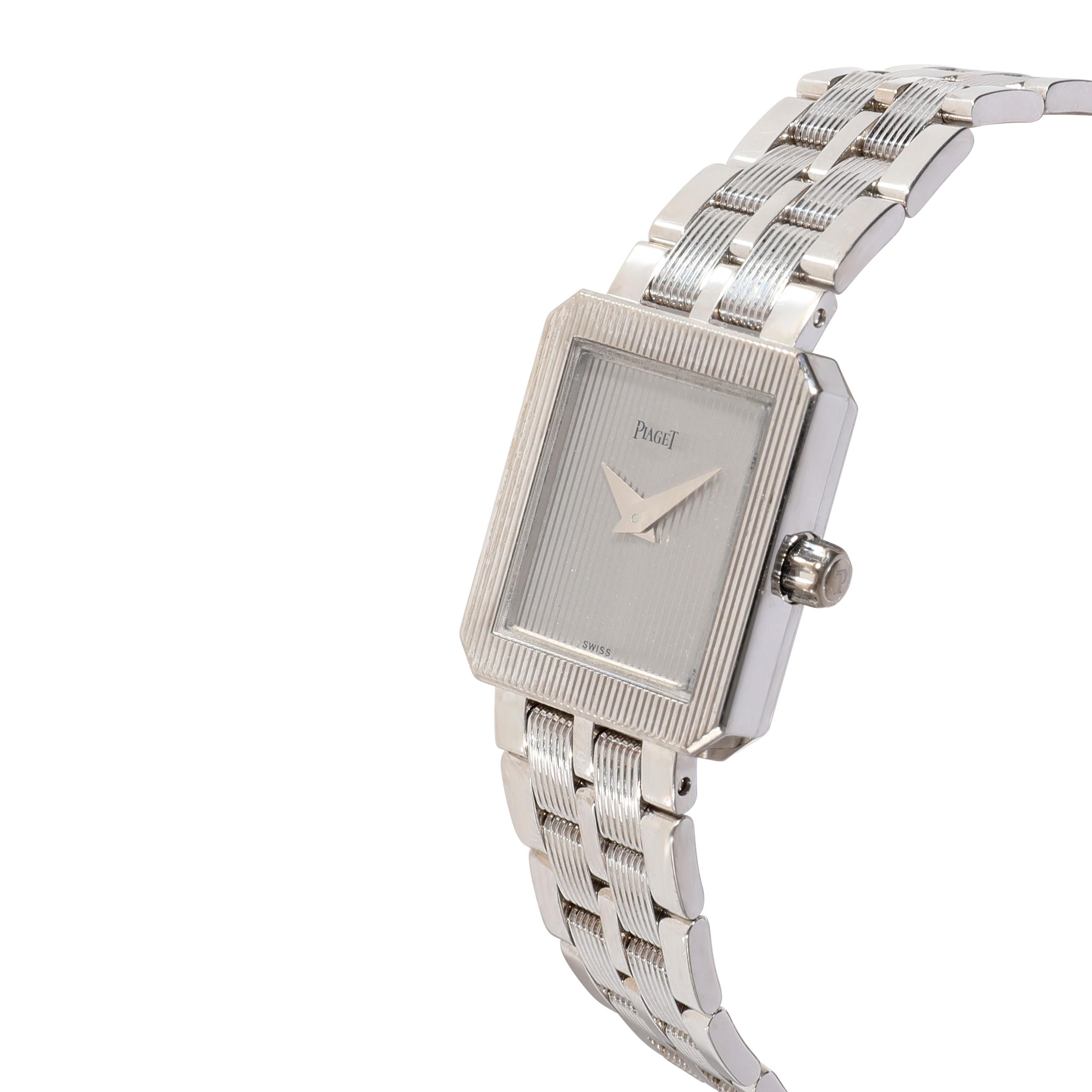 Piaget Protocole 5354 M601D Damenuhr aus Weißgold im Zustand „Hervorragend“ in New York, NY