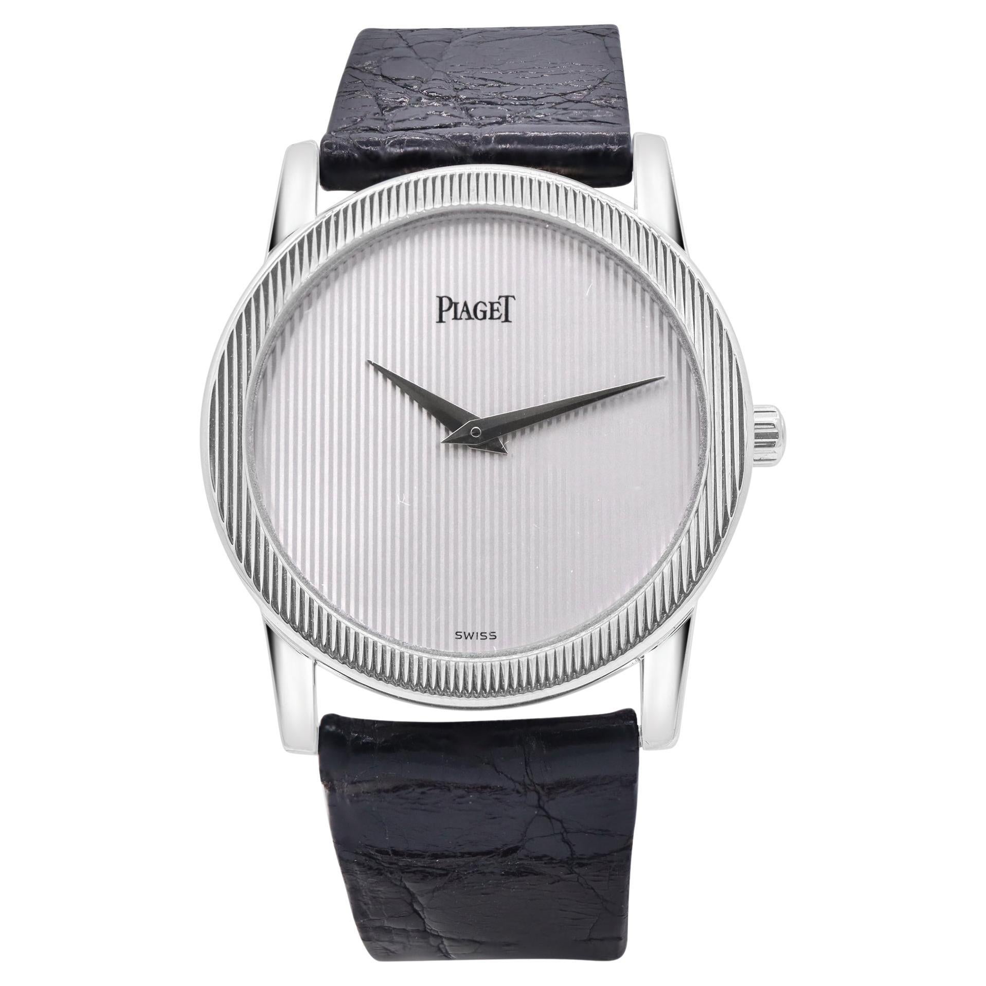 Piaget Protocole 5894 Montre 31 mm à quartz en or blanc 18 carats