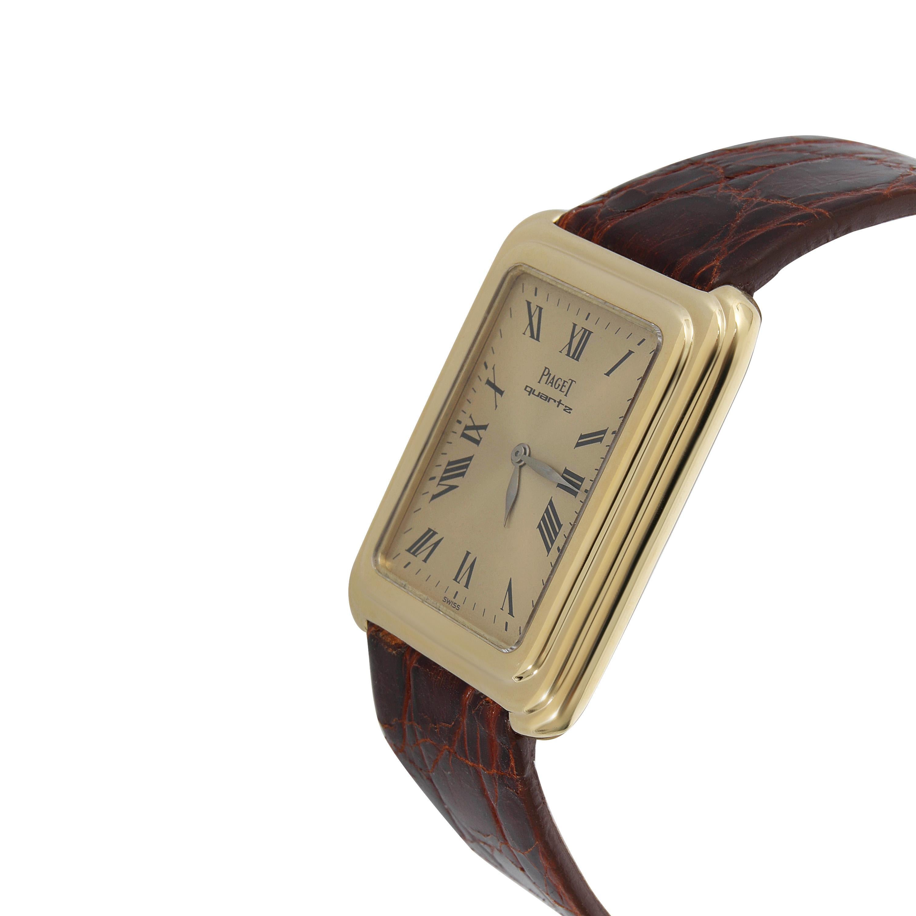 Piaget Protocole 74121 Unisex-Uhr in  Gelbgold

SKU: 128901

PRIMÄRE DETAILS
Marke: Piaget
Modell: Protocole
Herkunftsland: Schweiz
Uhrwerk Typ: Quarz: Batterie
Jahr der Herstellung: 1980-1989
Zustand: In ausgezeichnetem Zustand und kürzlich von