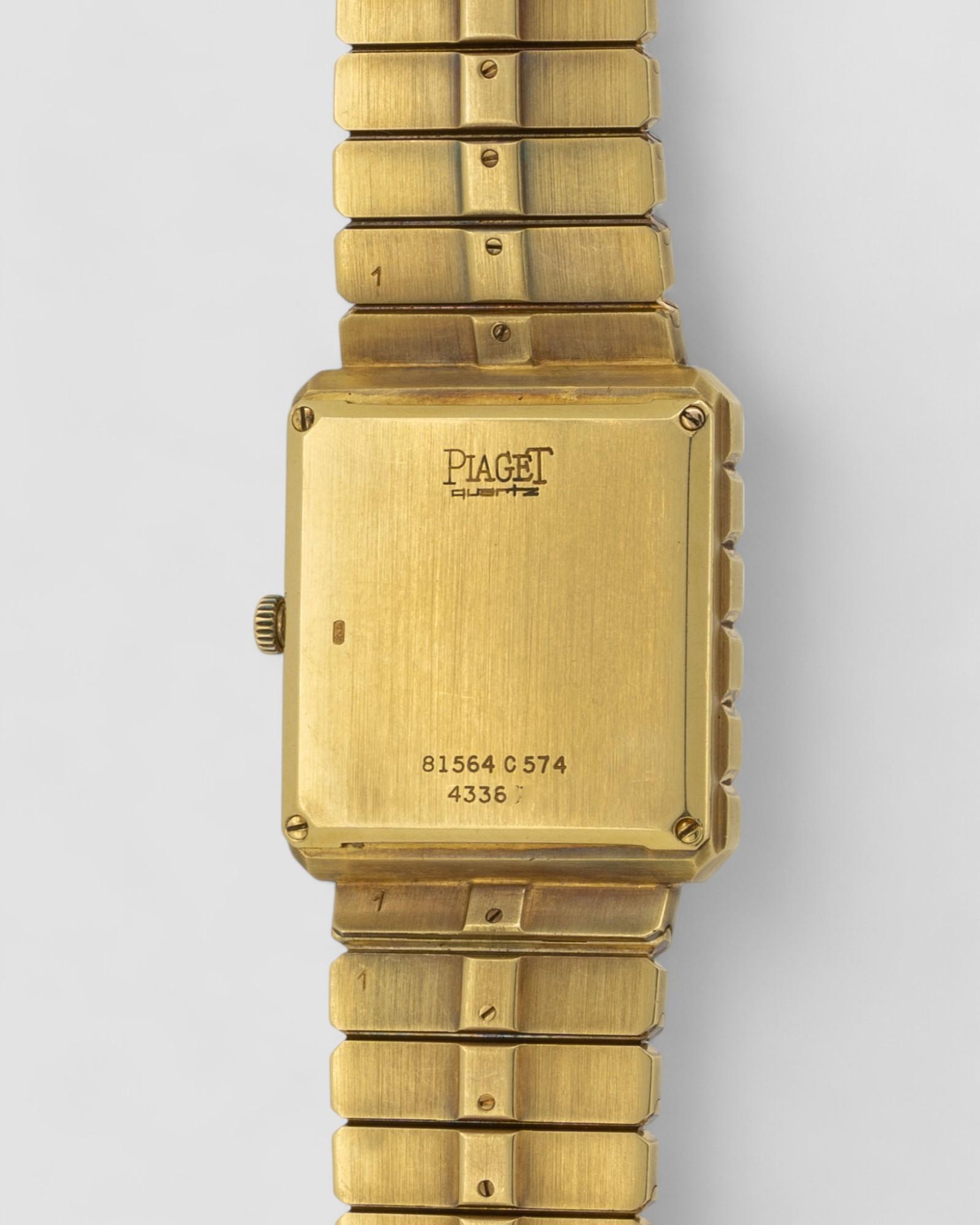 Piaget Protocole 81564 Diamond MOP 18k YG 1980 en vente 10