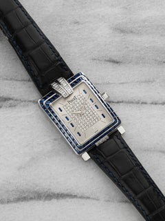 Piaget Protocole 91103 18K WG Diamant & Saphir High Schmuck Handbuch 38mm