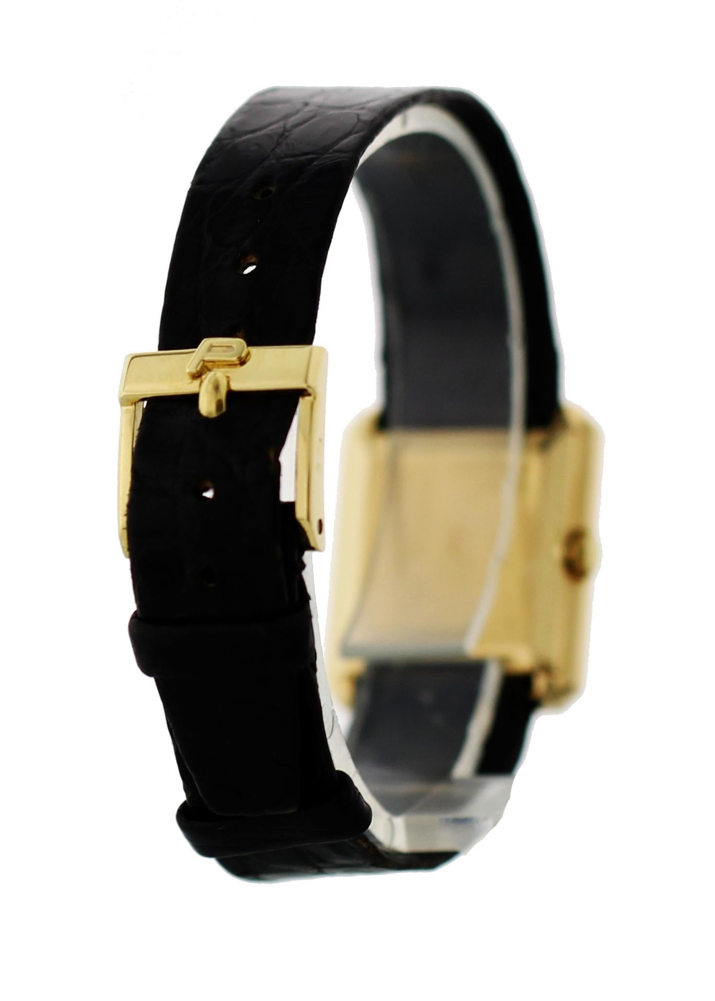 Piaget Protocole 9154 18 Karat Yellow Gold In Excellent Condition For Sale In New York, NY