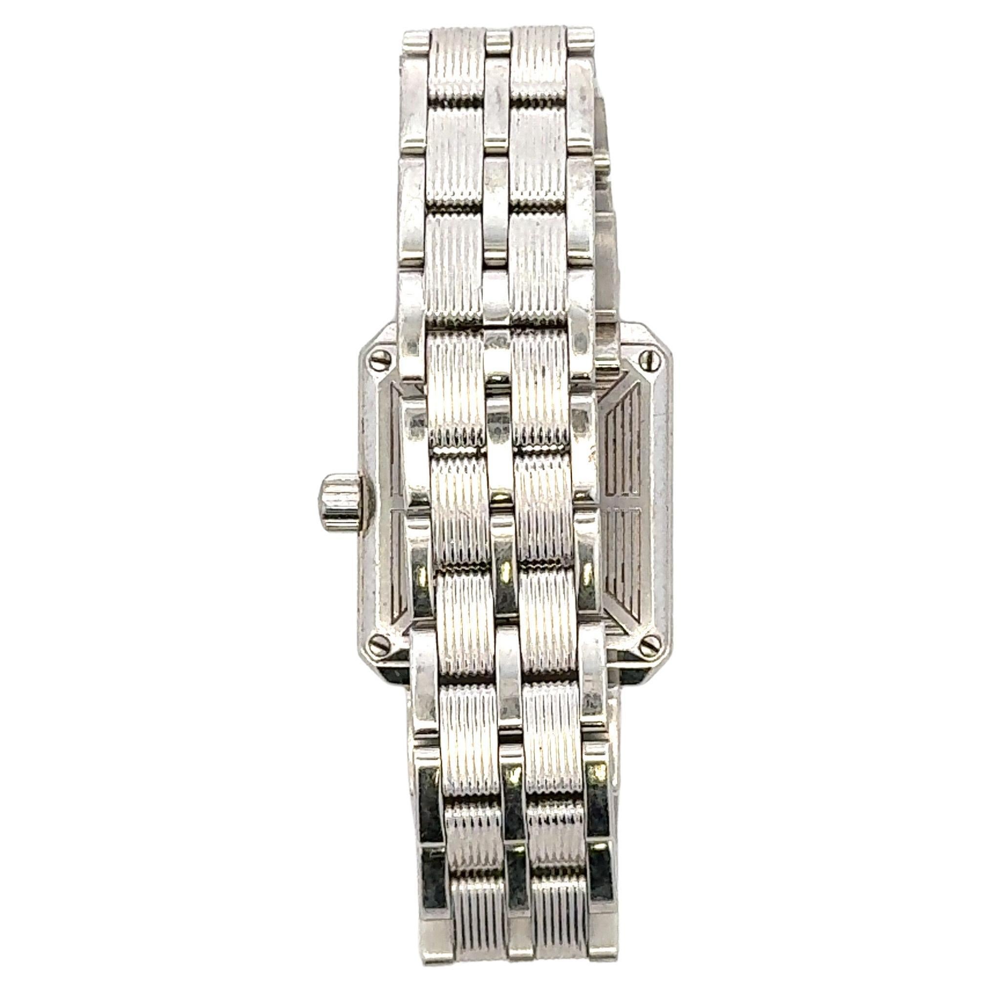 Piaget Protocole MOP Diamant-Zifferblatt-Lünette-Uhr 20 MM 18KT Weißgold 5355 M601D (Zeitgenössisch) im Angebot