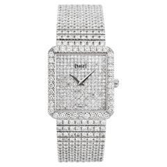 Piaget Protocole Ref. 9154 Diamond Set 18K White Gold Luxury Watch