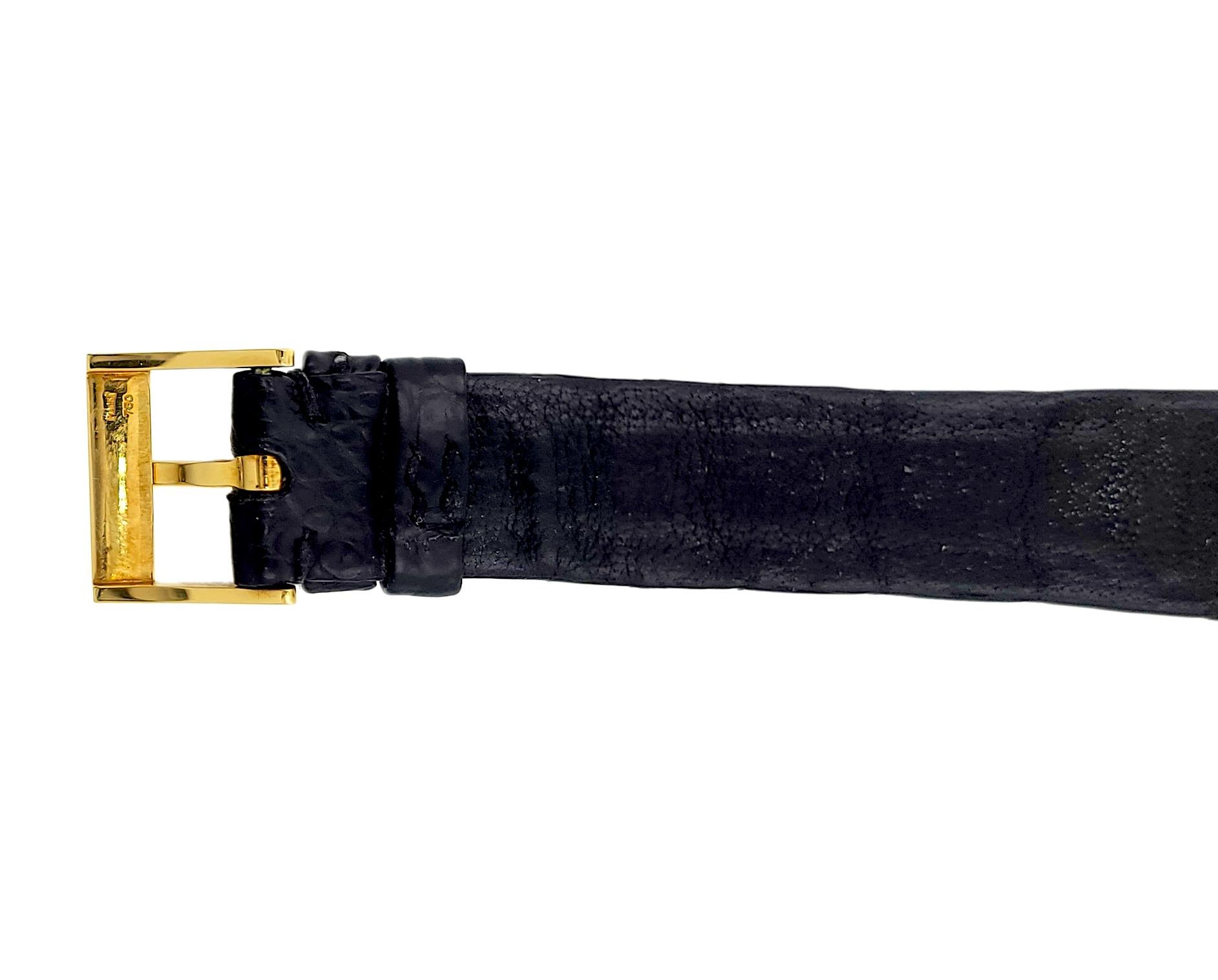 Piaget Protocole Ultra Thin 9154 or jaune 18 carats révisé 1970 9P2 9P Mouvement E 9