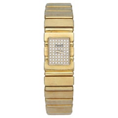 Piaget Quartz 15201C701 Diamond Dial 18K Yellow Gold Ladies Watch