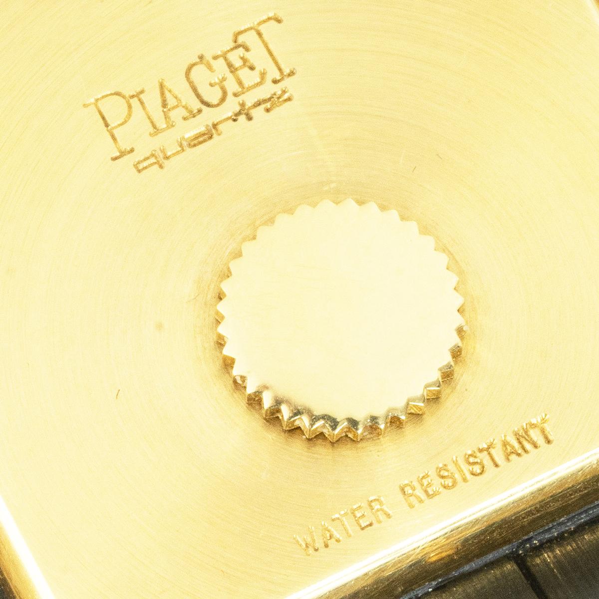 Women's or Men's Piaget Rare Polo Bumblebee PVD Coated Gold 7131C701 NOS For Sale