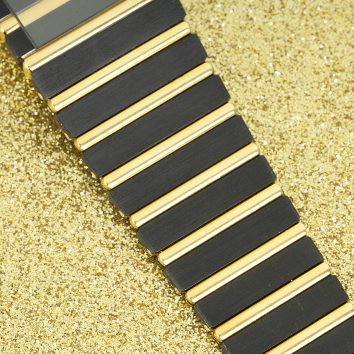 Piaget Rare Polo Bumblebee PVD Coated Gold 7131C701 NOS For Sale 3