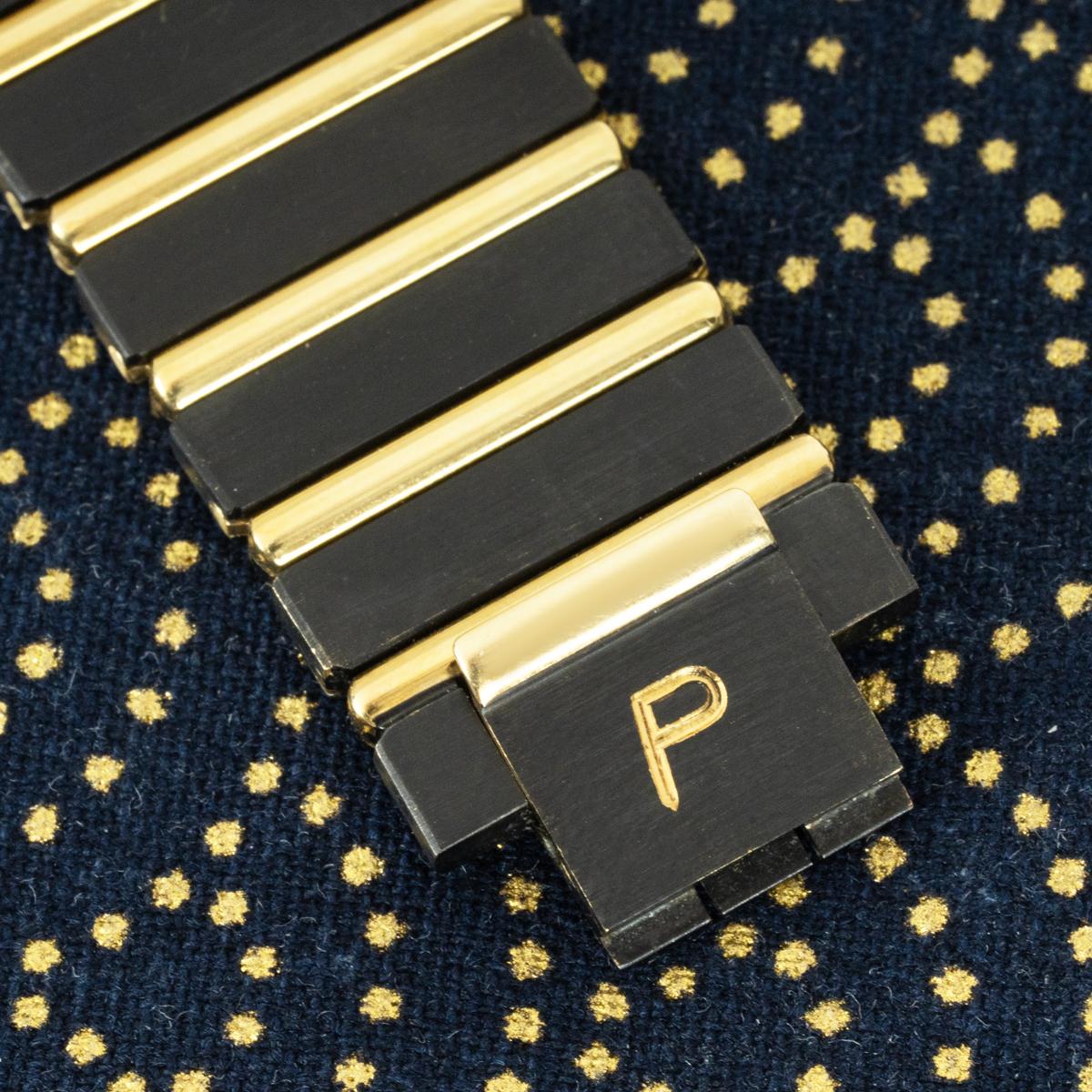 Piaget Rare Polo Bumblebee PVD Coated Gold 7131C701 NOS For Sale 4