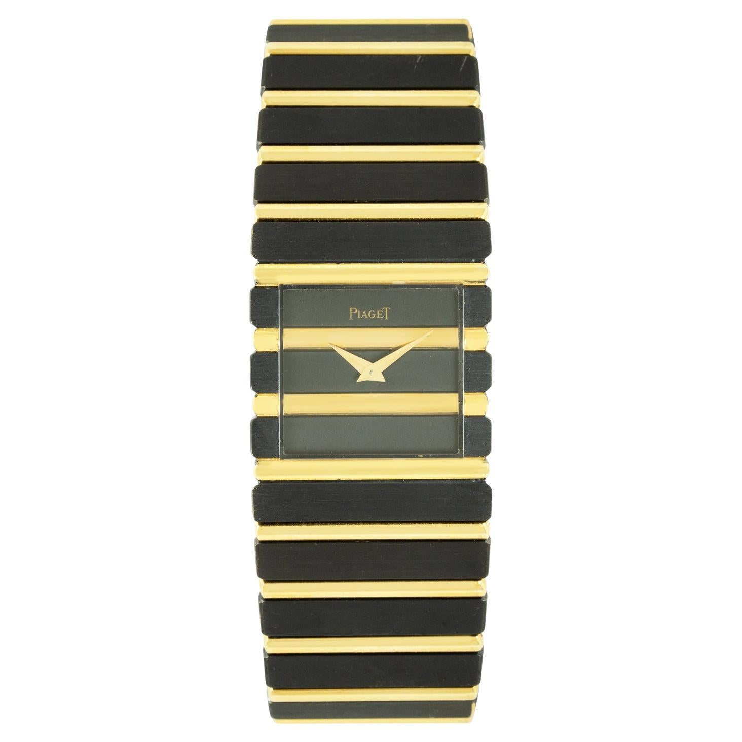 Piaget Rare Polo Bumblebee PVD Coated Gold 7131C701 NOS