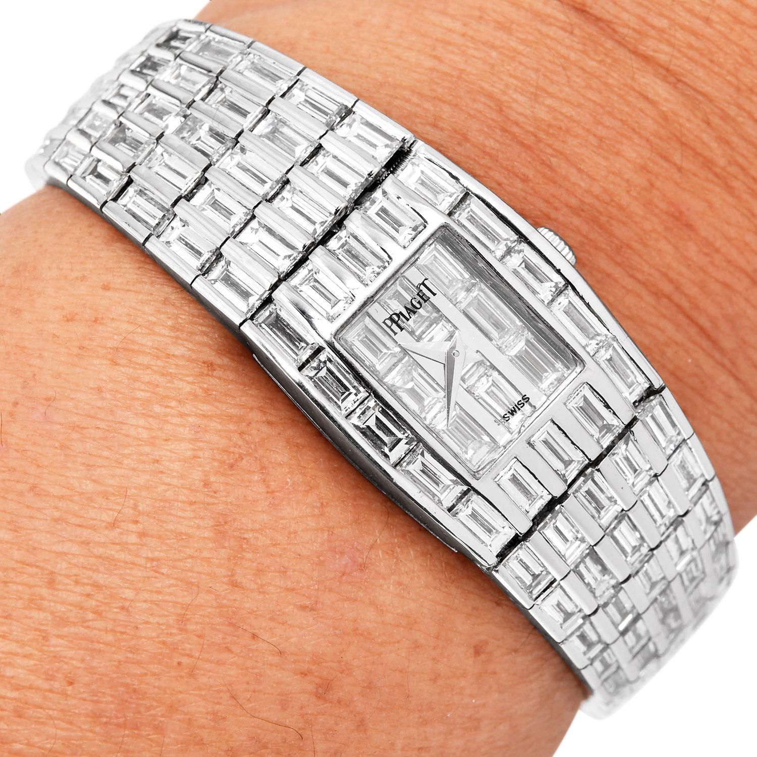 Piaget Ref. 15212 Ladies Galaxy Baguette Diamond 18K Watch 1