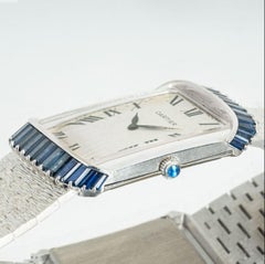 Piaget Retailed by Cartier Sapphire Vintage Ladies Wristwatch