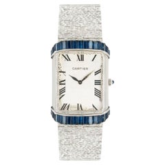 Piaget Retailed by Cartier Sapphire Vintage Ladies Wristwatch